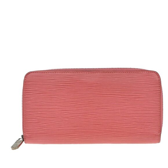 LOUIS VUITTON LV Logo Zippy Long Wallet Epi Leather Pink SHW M60663 65KB105 - Picture 1 of 14